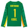 Camiseta de fútbol Borussia Dortmund Kobel 1 Portero 2025-26 Verde Manga Larga Camiseta de fútbol Borussia Dortmund Kobel 1 Portero 2025-26 Verde Manga Larga